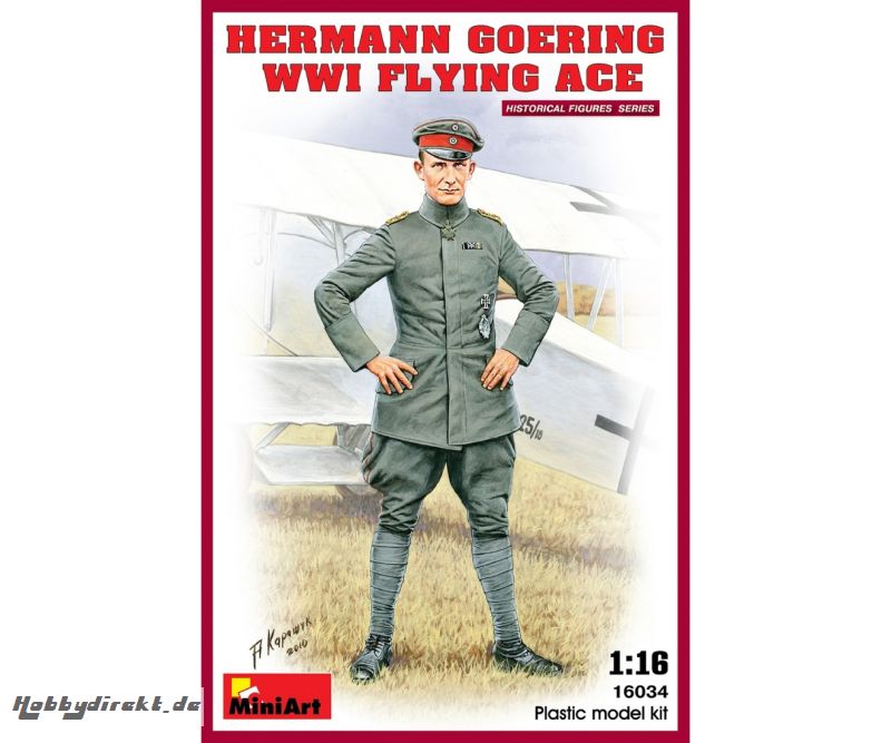 1:16 Fig. Herm. Goering WWI Flieger-Ass Carson 16034 550016034