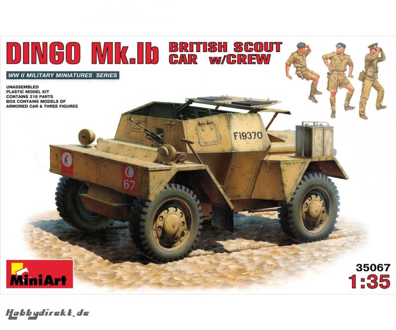 1:35 Brit. Spähpanzer Dingo MK. 1b (3) Carson 35067 550035067