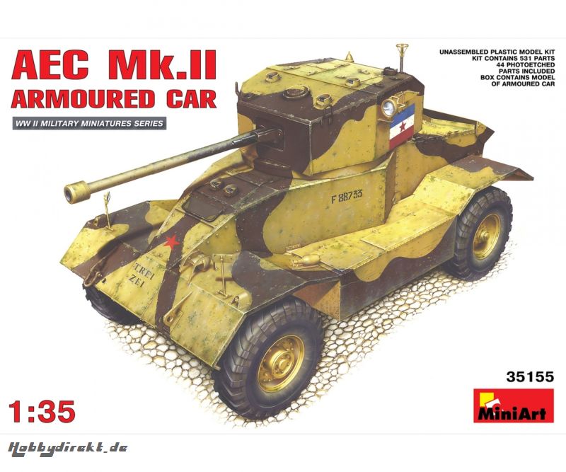 1:35 Brit. Spähpanzer AEC Mk.II Carson 35155 550035155