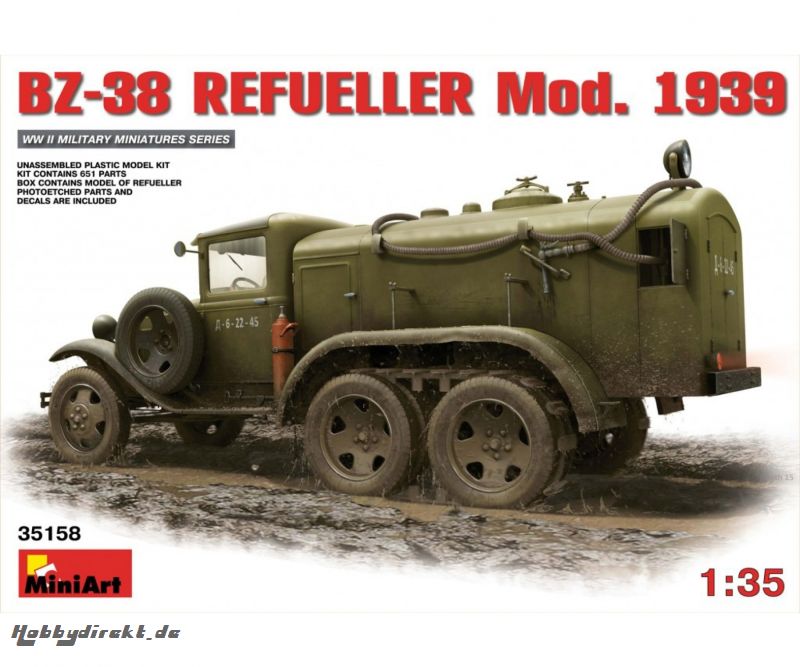 1:35 BZ-38 Tankwagen Mod. 1939 Carson 35158 550035158