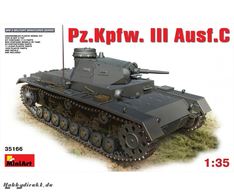 1:35 Pz.Kpfw. III Ausf. Ð¡ Carson 35166 550035166