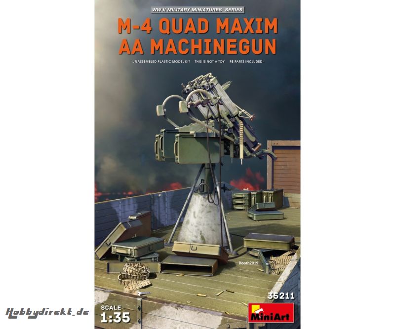 1:35 M-4 Maxim AA VierlingsMG Carson 35211 550035211