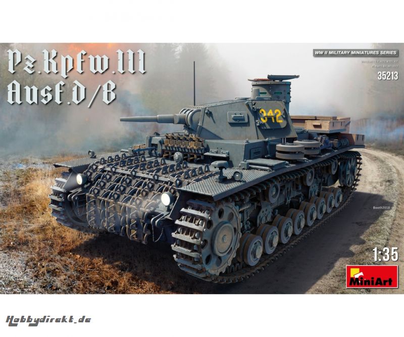 1:35 Dt. Pz.Kpfw.III Ausf. D/B Carson 35213 550035213