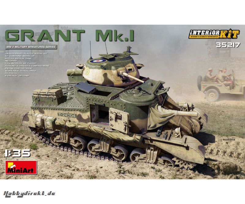 1:35 Grant Mk.I m. Interieur Carson 35217 550035217