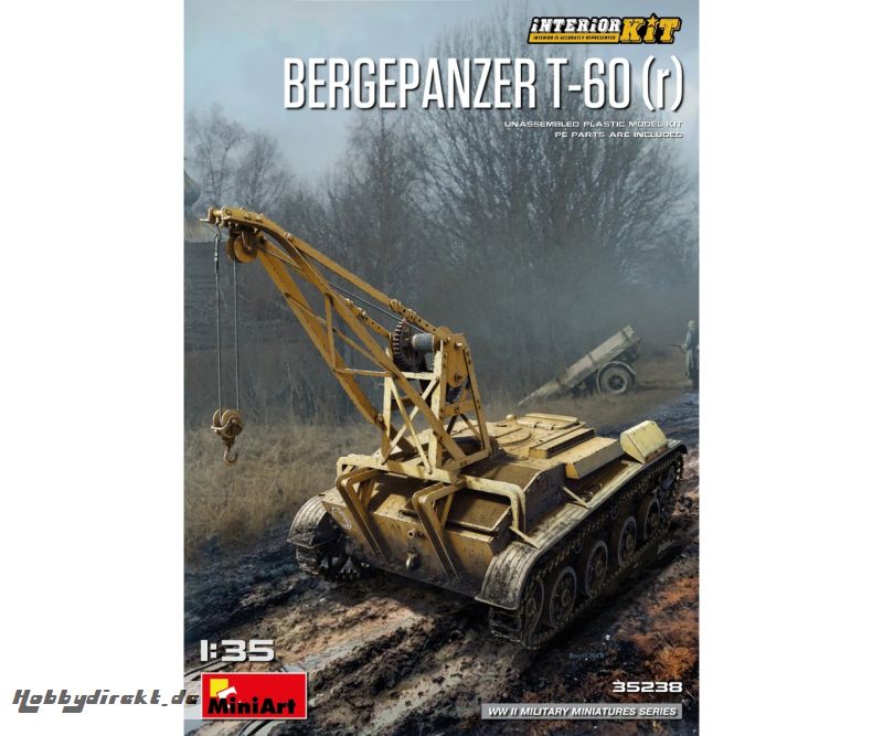 1:35 T-60 (r) Bergepanzer Interieur Carson 35238 550035238