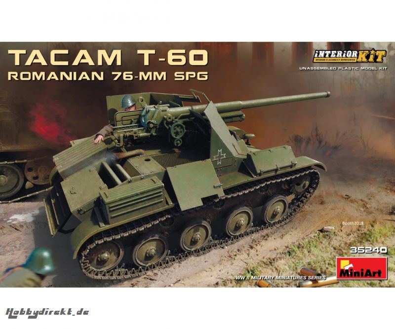 1:35 Rom. 76-mm SPG Tacam T-60 Interieur Carson 35240 550035240