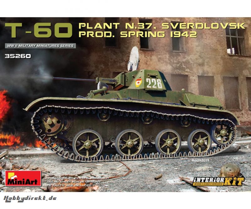 1:35 T-60 Plant No.37 Frühj. 1942 Inter. Carson 35260 550035260