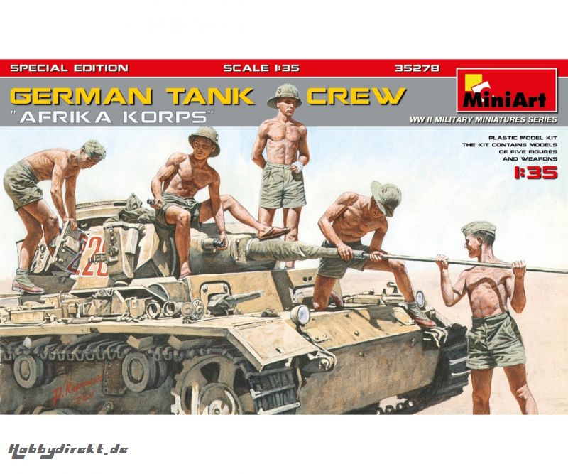 1:35 Fig. Dt. Afrika Korps Pz. SE (5) Carson 35278 550035278