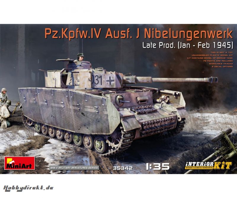 1:35 Pz.Kpfw.IV Ausf.J Jan45 Nibe. Int. Carson 35342 550035342