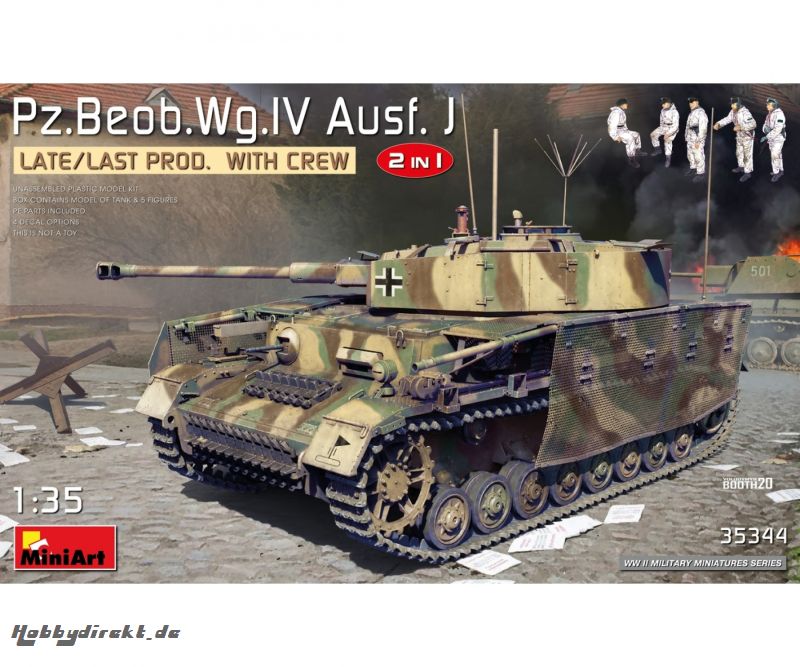 1:35 Pz.Beob.Wg.IV Ausf.J Spät 2in1 (5) Carson 35344 550035344