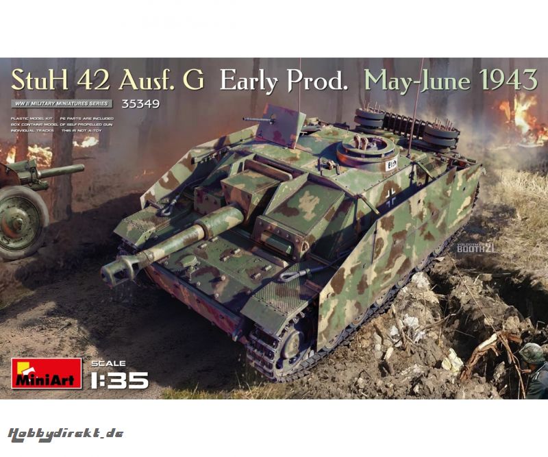 1:35 Dt. StuH 42 Ausf.G Früh Mai43 Carson 35349 550035349