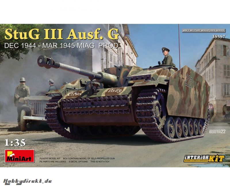 1:35 Dt. StuG III Ausf.G 1944 MIAG Int. Carson 35357 550035357