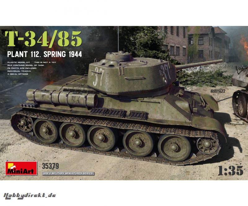 1:35 T-34/85 Plant.112 Frühjar 1944 Carson 35379 550035379