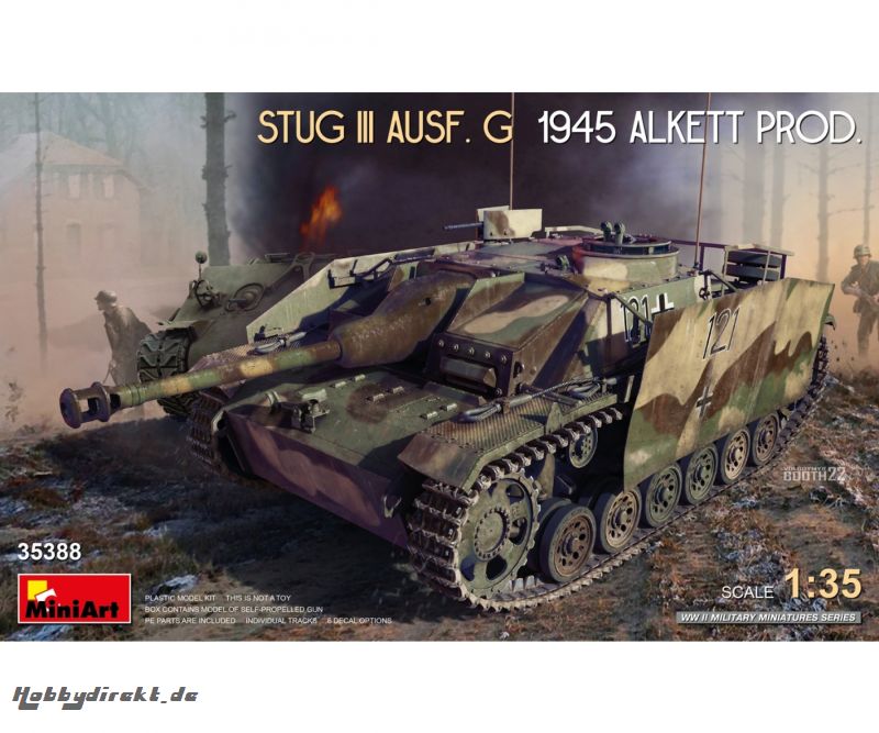 1:35 Dt. STUG III Ausf.G 1945 Alkett Carson 35388 550035388