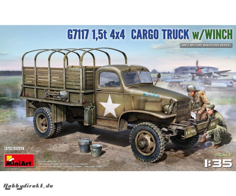 1:35 US Transport-LKW G7117 Winde (2) Carson 35389 550035389