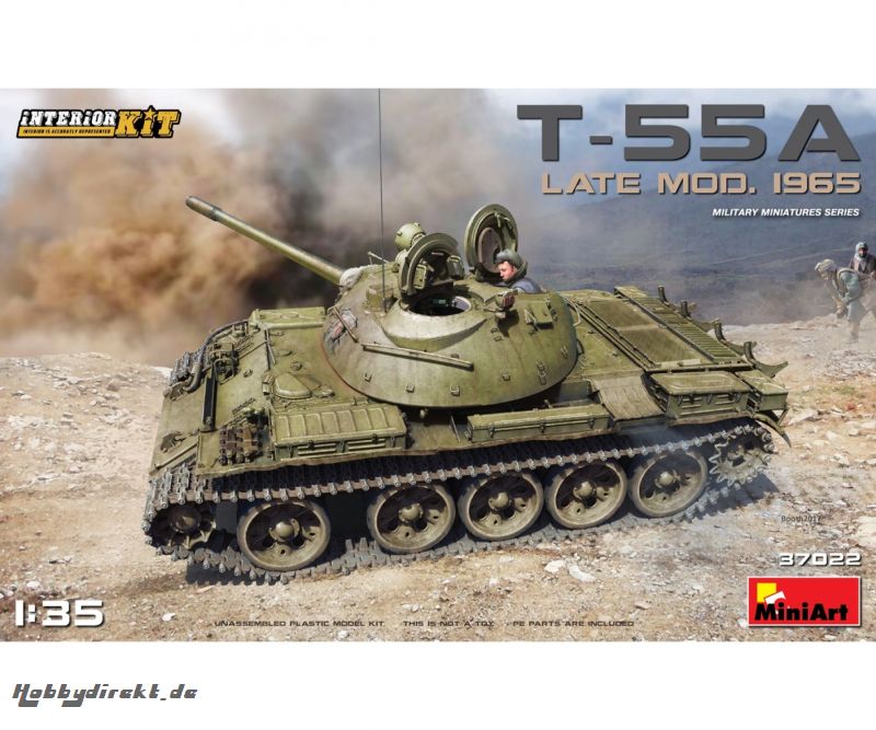 1:35 T-55A Späte Pro. Mod. 1965 Inter. Carson 37022 550037022