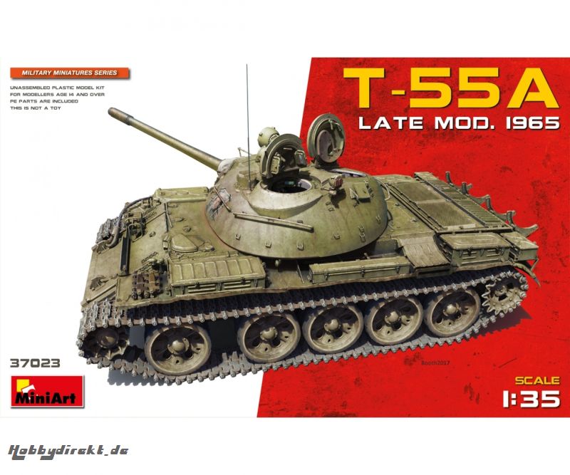 1:35 T-55A Späte Pro. Mod. 1965 Carson 37023 550037023