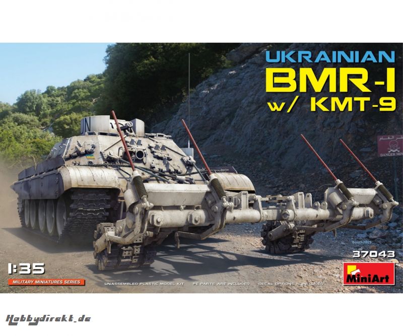 1:35 Ukrain. BMR-1 m. KMT-9 Minenwalze Carson 37043 550037043