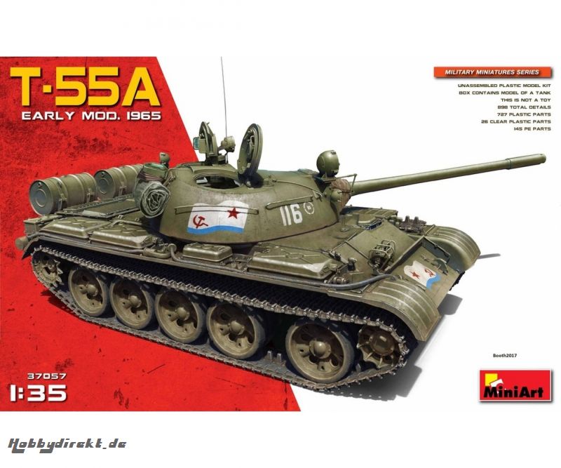 1:35 T-55A Frühe Prod. Mod. 1965 Carson 37057 550037057