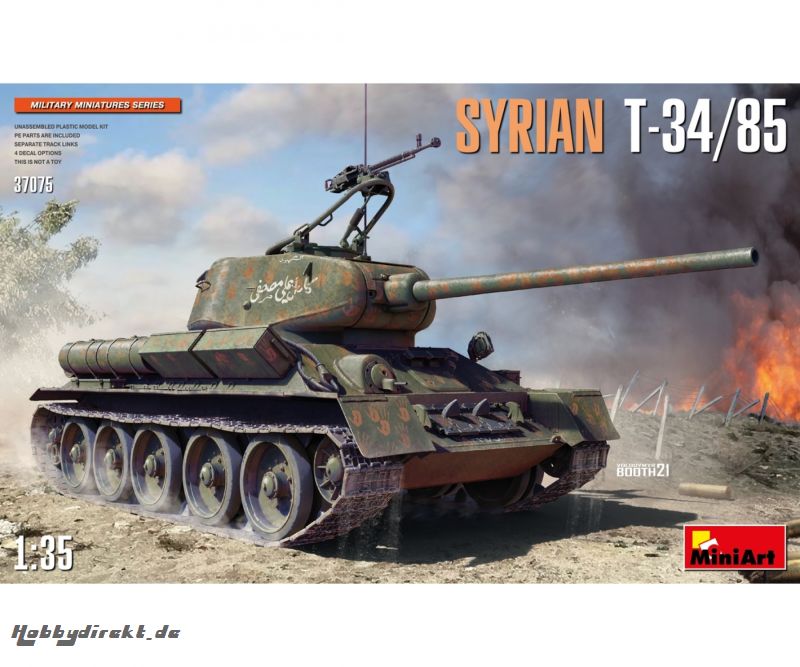 1:35 SYRIAN T-34/85 Carson 37075 550037075