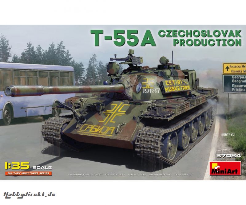 1:35 T-55A Tschechische Prod. Carson 37084 550037084