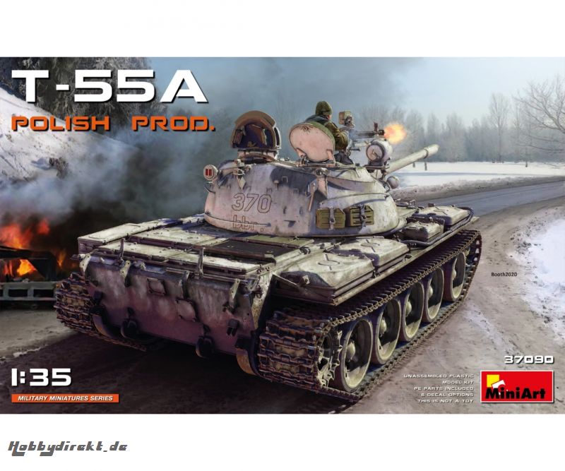 1:35 T-55A Polish Prod. Carson 37090 550037090