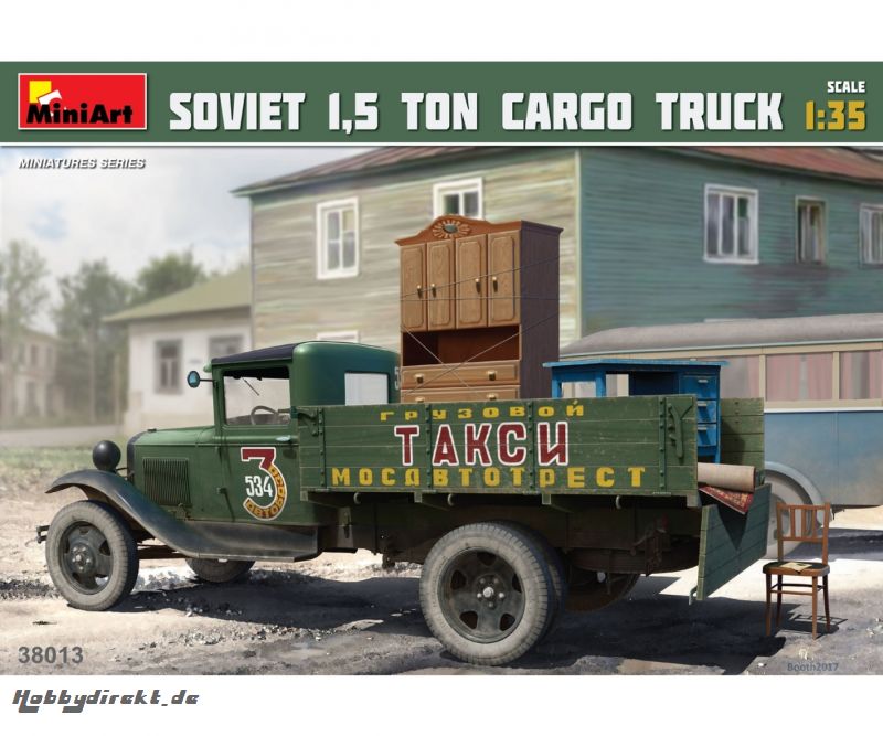 1:35 Sov. 1,5 ton LKW AA Polutorka Carson 38013 550038013