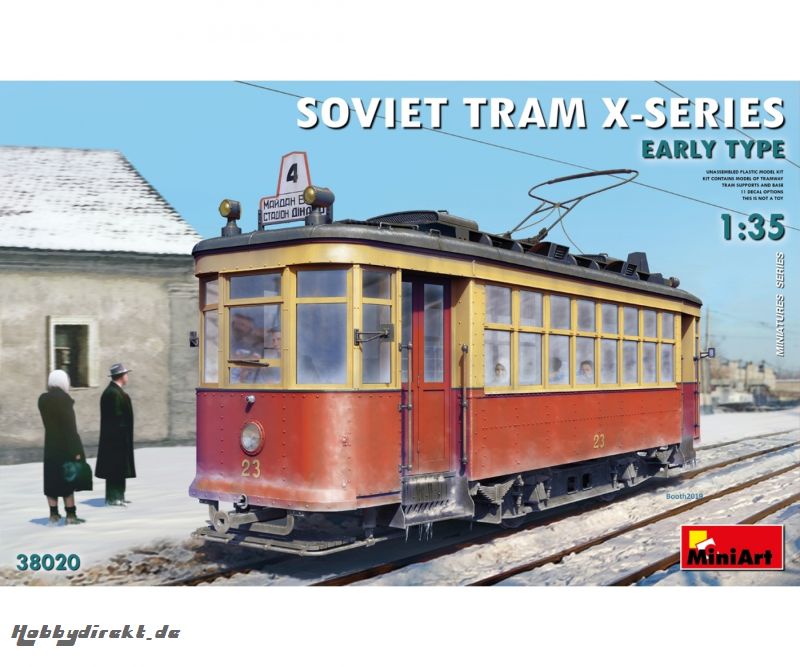 1:35 Sov. Tram X-Series Frühe Prod. Carson 38020 550038020