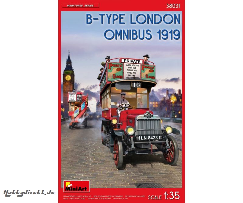 1:35 London Omnibus Typ B 1919 Carson 38031 550038031