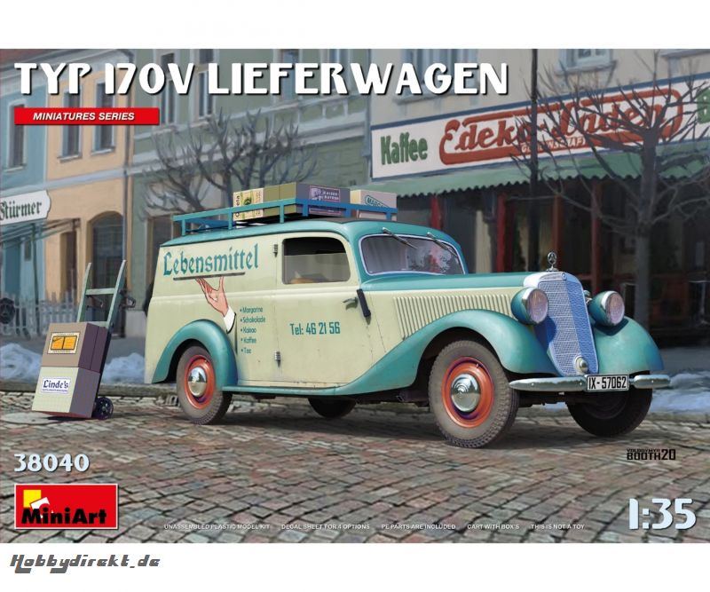 1:35 Lieferwagen Typ 170V m. Zub. Carson 38040 550038040