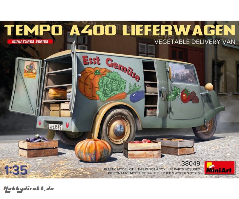 1:35 Tempo A400 Lieferwagen Gemüsehandel Carson 38049 550038049