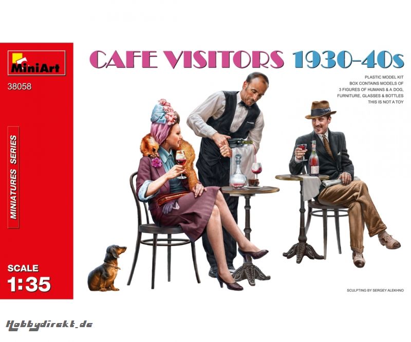 1:35 Fig. CafÃ© Gäste 1930-40 (3) Carson 38058 550038058