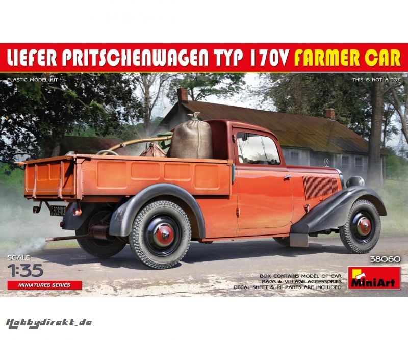 1:35 Lieferwagen Typ 170 Pritsche Landw. Carson 38060 550038060