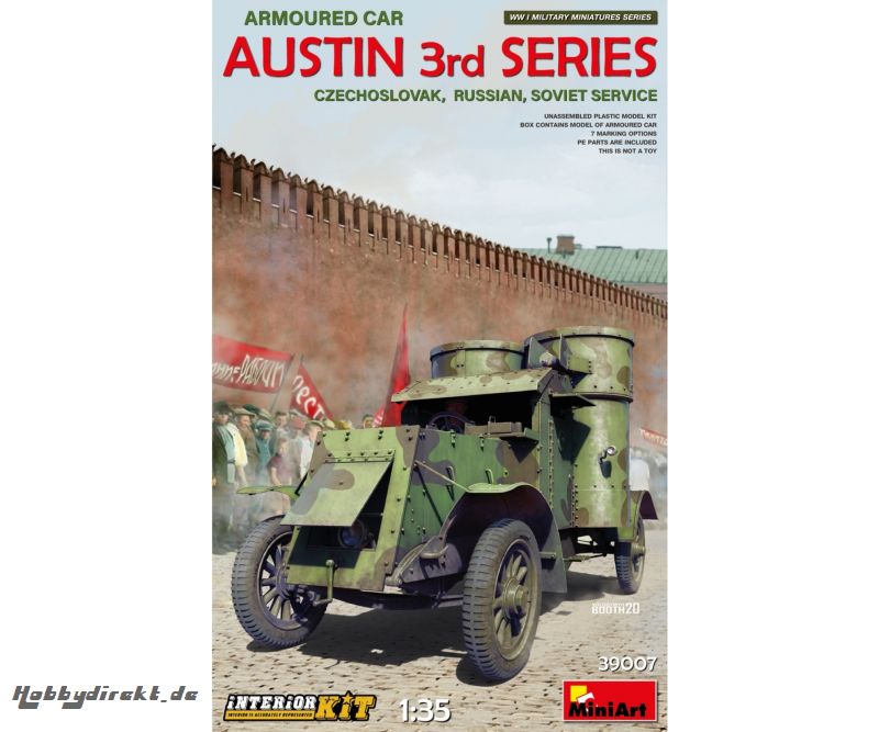 1:35 Austin Spähpanzer 3Ser. Cz. Inter. Carson 39007 550039007