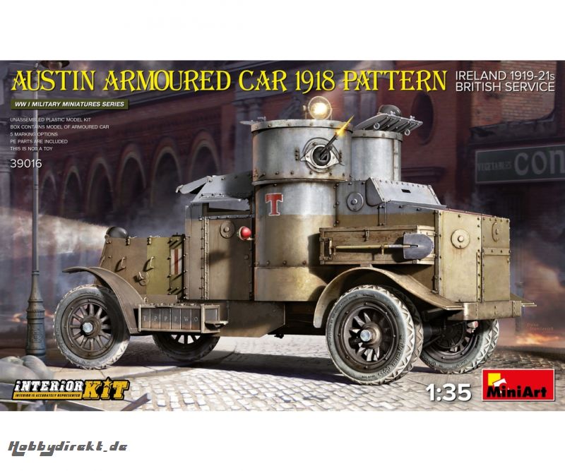 1:35 Austin Spähpanzer 1918 Irl. Inter. Carson 39016 550039016