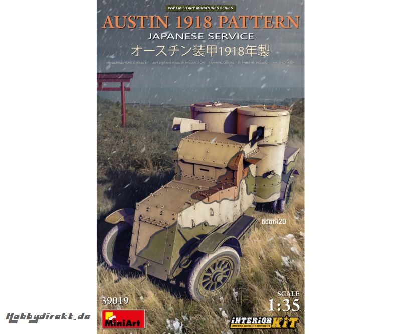 1:35 Austin Spähpanzer 1918 JPN. Inter. Carson 39019 550039019