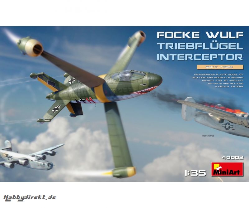 1:35 Focke-Wulf Triebflügel Interceptor Carson 40002 550040002