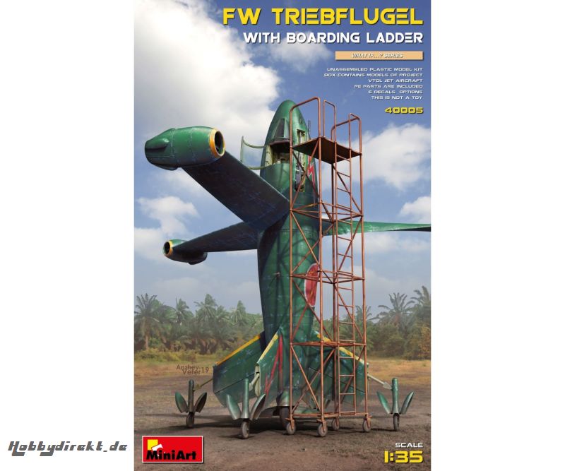 1:35 Focke-Wulf Triebflügel m. Gerüst Carson 40005 550040005