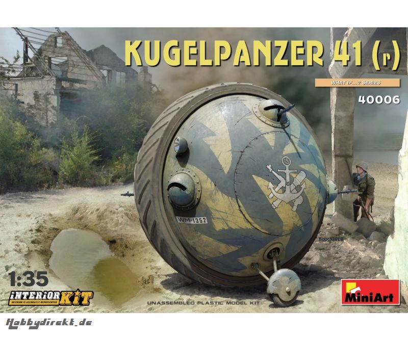 1:35 Kugelpanzer 41(r) m. Interieur Carson 40006 550040006