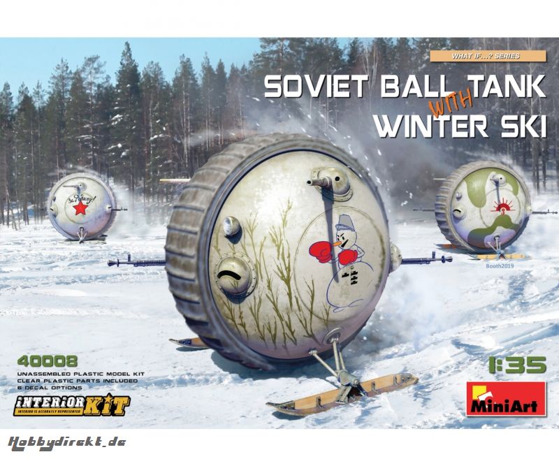 1:35 Sov. Kugelpanzer m. Ski/Intereur Carson 40008 550040008