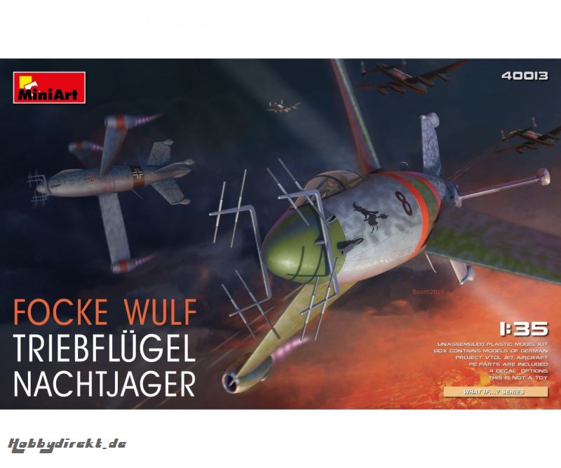 1:35 Focke-Wulf Triebflügel Nachtjäger Carson 40013 550040013