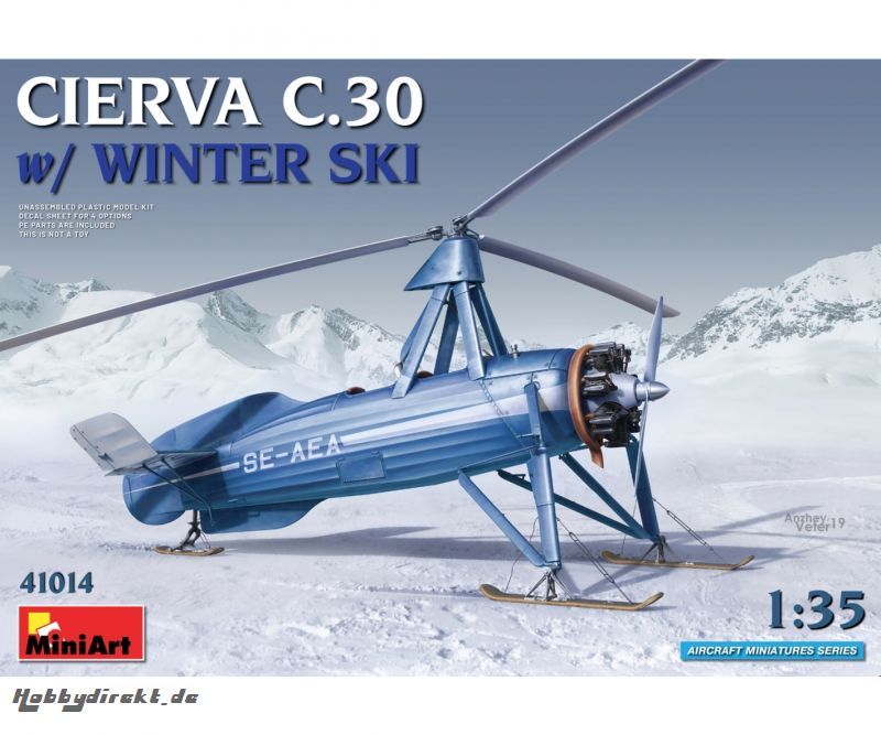 1:35 Cierva C.30 m. Ski Carson 41014 550041014