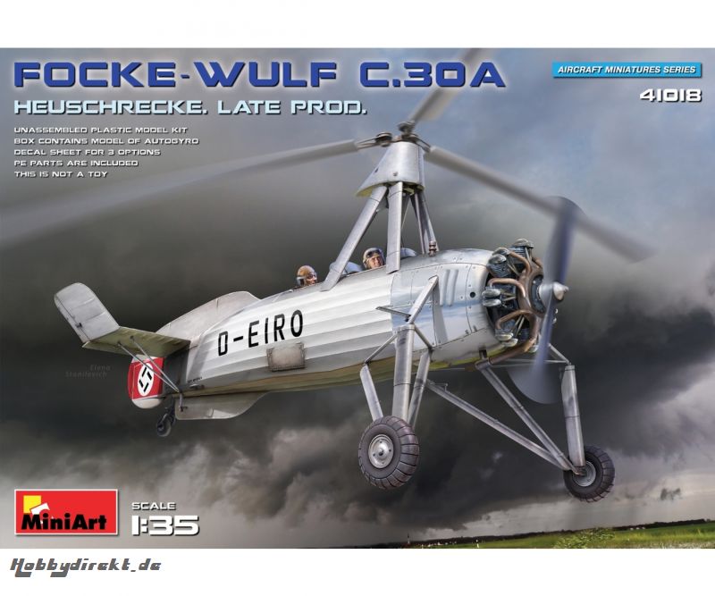 1:35 FW C.30A Heuschrecke Späte Prod. Carson 41018 550041018