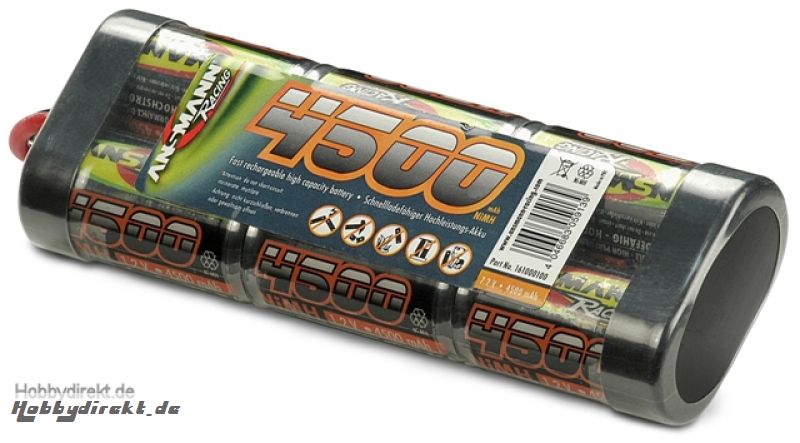 Racing-Pack 7.2V 4500 mAh NiMH Carson 1610100 551610100