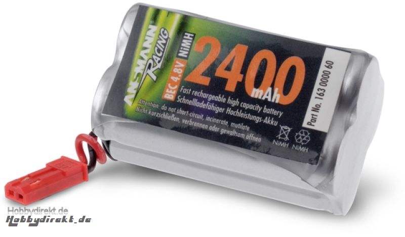 RB 4.8V 2400 mAh NiMH-BEC Carson 1630060 551630060