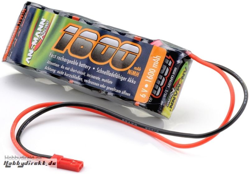 RB 6.0V 1600mAh Stick Pack2/3A BEC Carson 1630170 551630170