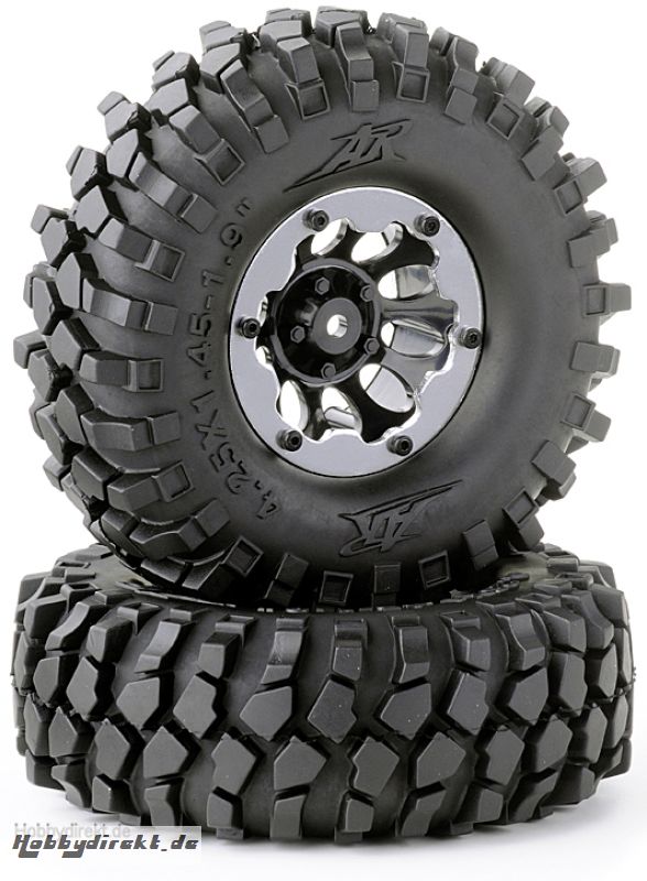 Tire set Crawler 108mm bl. bead lock Carson 2110224 552110224