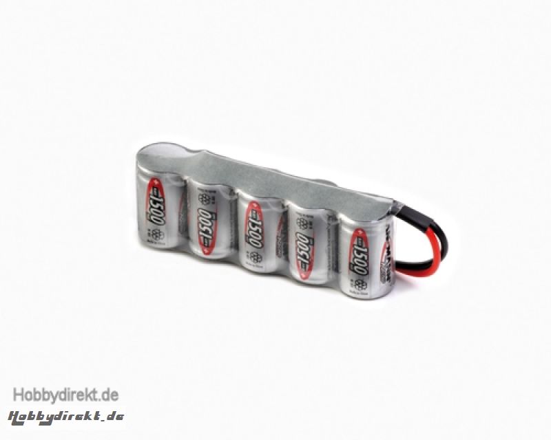 NiMH-RX-Pack-6V-2/3A1500mAh-JR Carson 4050018 554050018