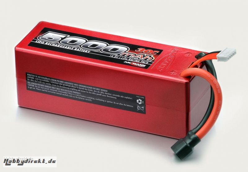 LiPo-RP-14,8V-5000mAh-30C-Box-T-Plug Carson 4050038 554050038