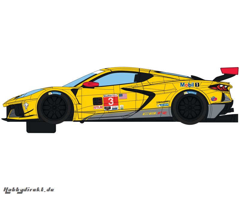 1:32 Corvette C8R Daytona 20 Gelb #3 HD Carson 4246 560004246